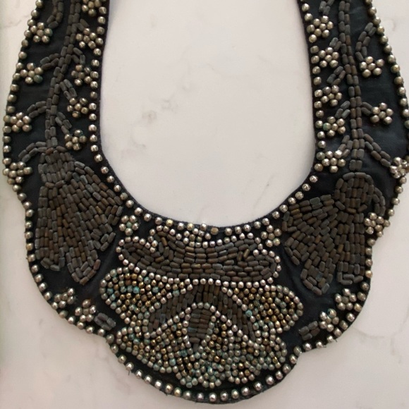 Beaded Bib Necklace - Picture 1 of 2